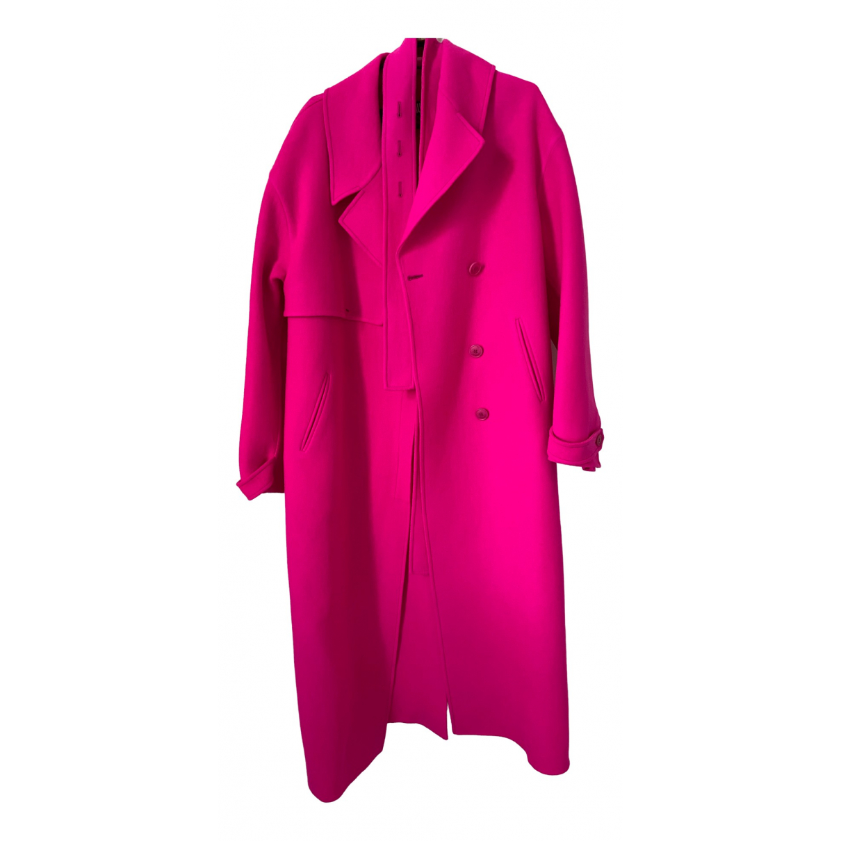 Coat 울 Jacquemus PINK 사이즈 울 안에 